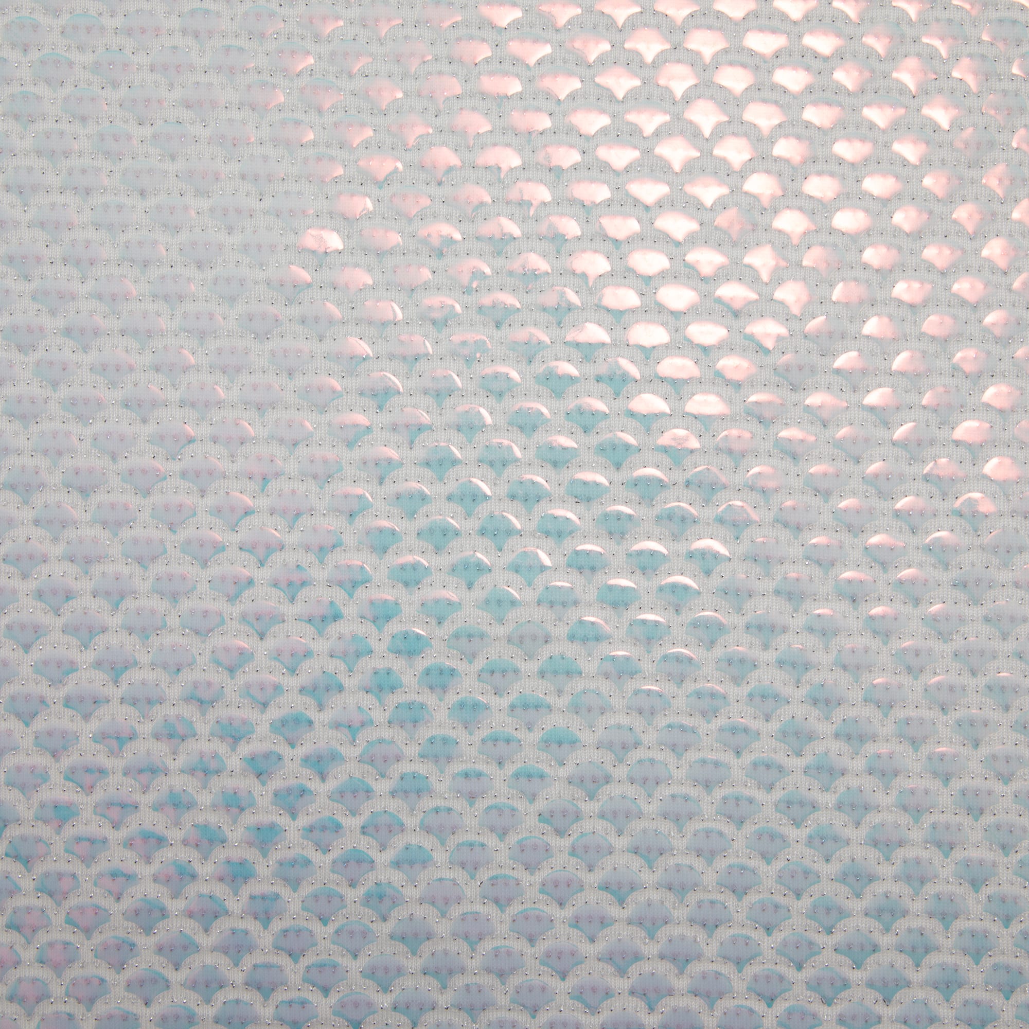 Cosplay by Yaya Han White Iridescent Scale Stretch Fabric